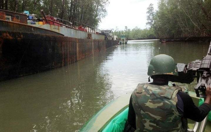 Navy hands over seized trawler 13 crew members to Bayelsa