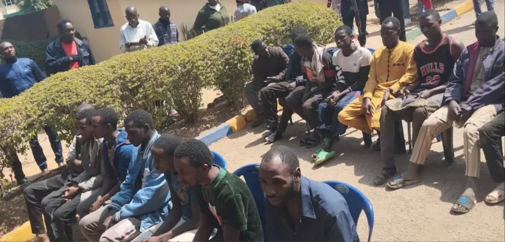 Plateau killings Police parade 17 suspects repel fresh attack in