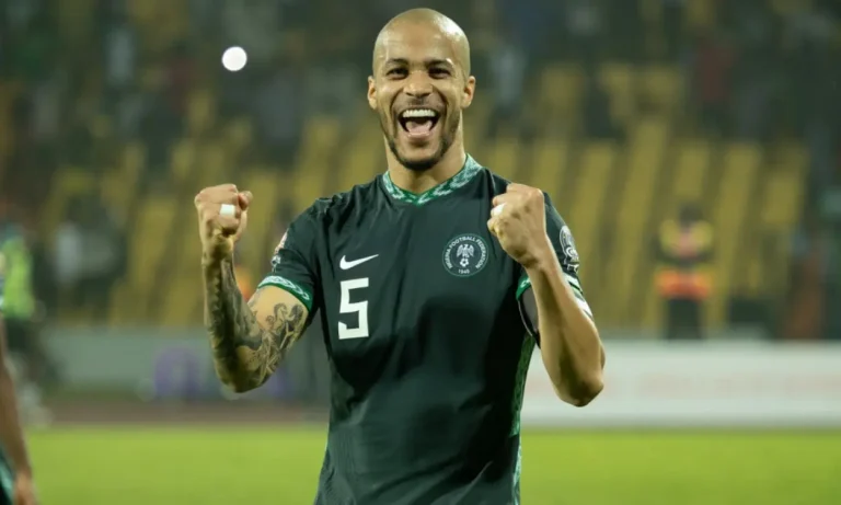 AFCON 2023 Troost Ekong makes history in Super Eagles defeat to