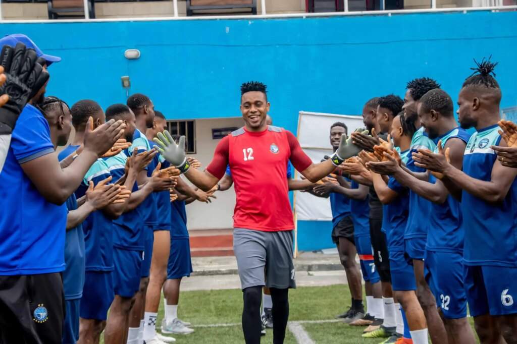 AFCON Olorunleke thanks Enyimba teammates for warm reception