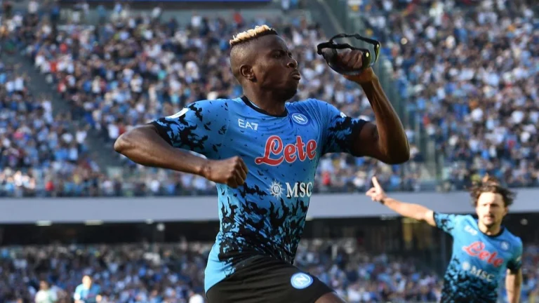 Champions League Osimhen scores as Napoli hold Barcelona FC Porto
