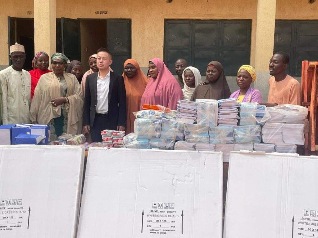 Construction firm distributes educational materials to Niger school pupils —