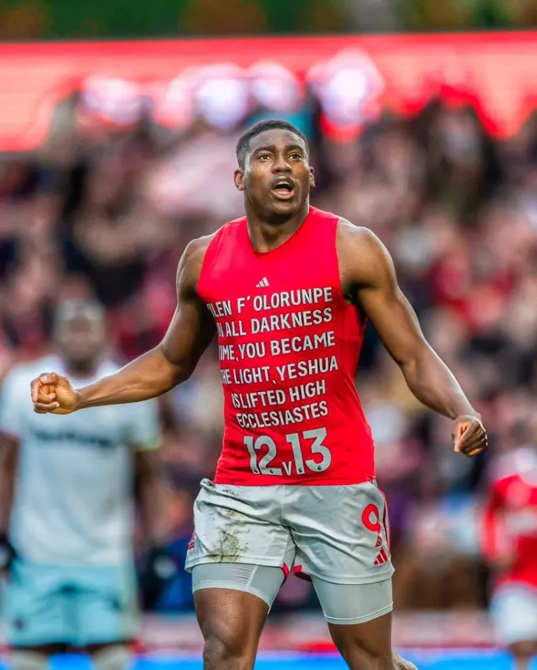 EPL Awoniyi scores in Nottingham Forests win over West Ham