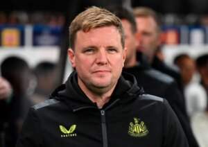 EPL Newcastle Coach Eddie Howe Rates Arsenals Title Chances 300x212