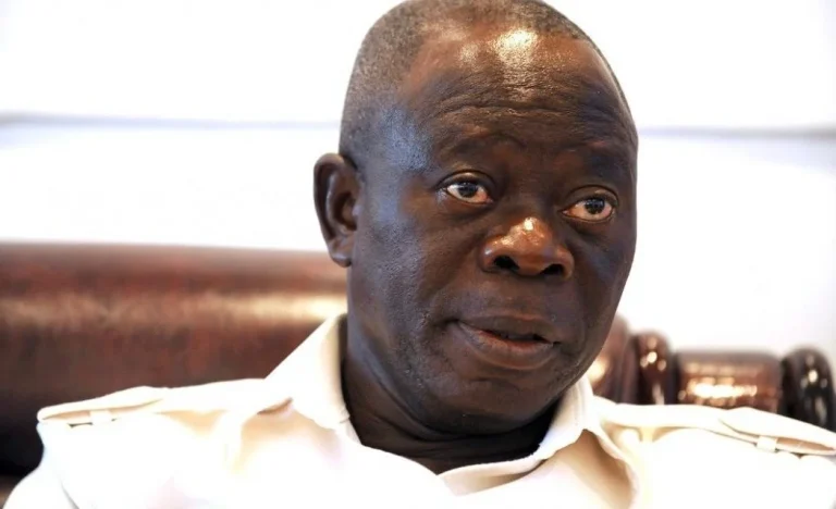 Edo APC Crisis threatens Oshiomholes battle against estranged Godson Obaseki