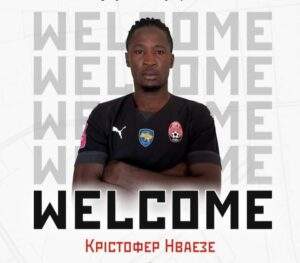 Nwaeze Joins Ukranian Club Zorya Luhansk From Plateau United 300x263