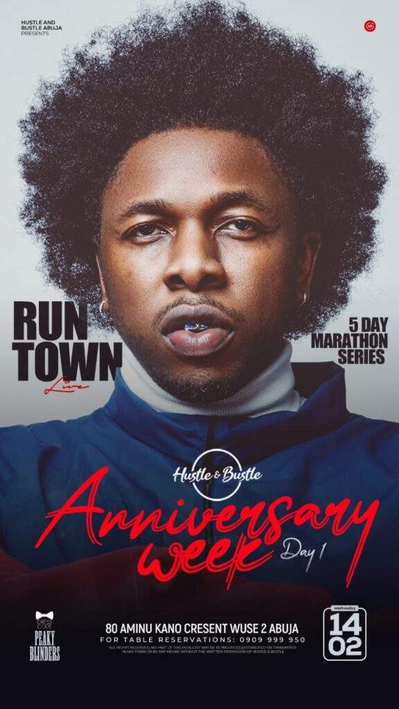 Runtown others storm Abuja as Hustle Bustle marks anniversary