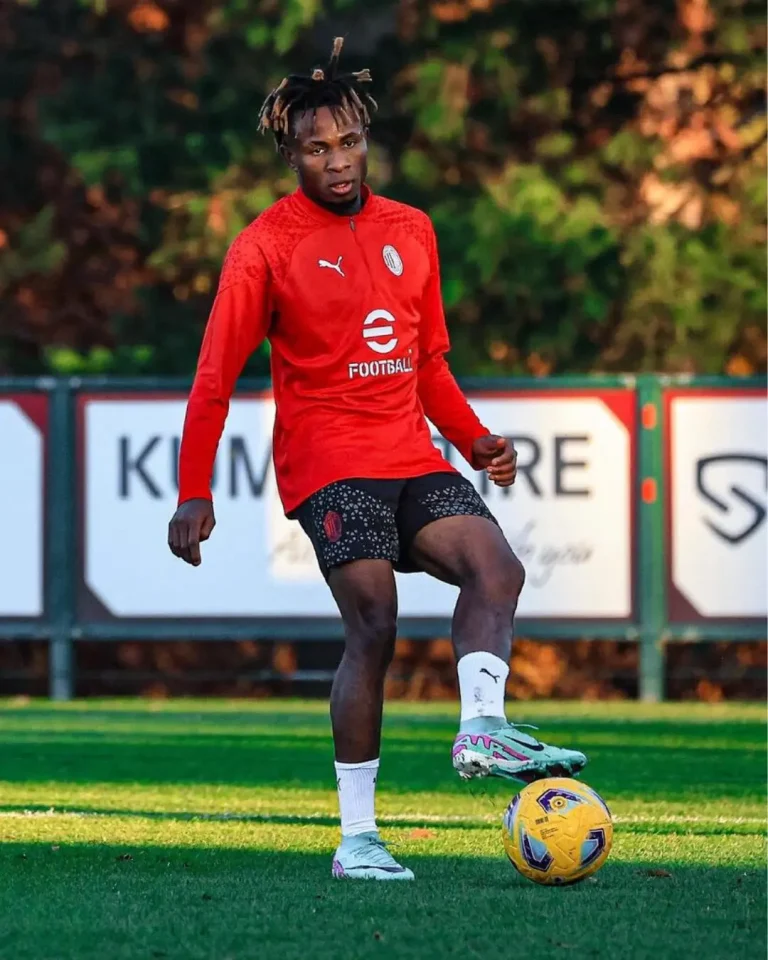 Serie A Chukwueze returns to training at AC Milan