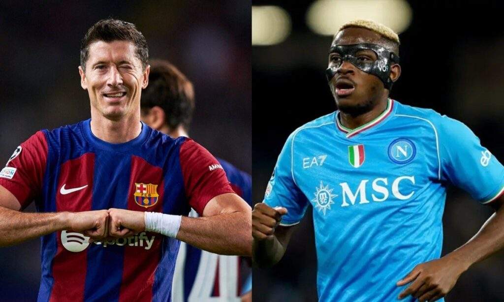 UCL Gundogan labels Osimhen Lewandowski world class strikers