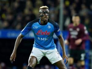 UCL Osimhen Starts For Napoli Against Barcelona 300x225