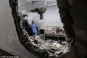hospital bombed