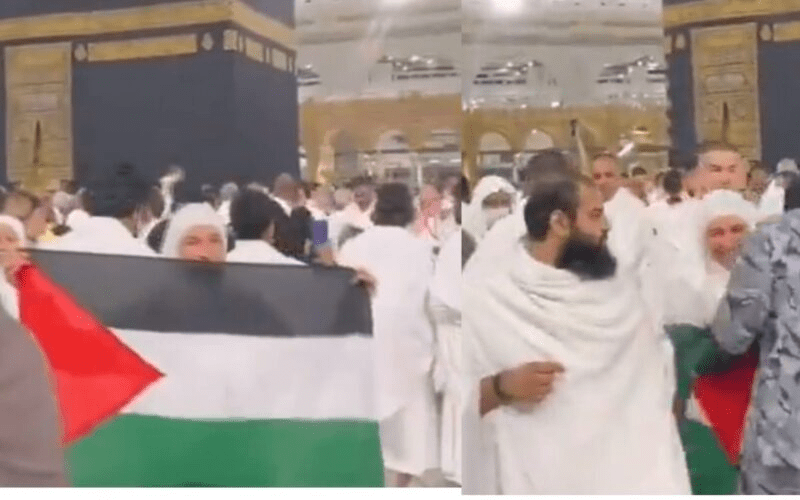 palestinan flag at kaaba 1