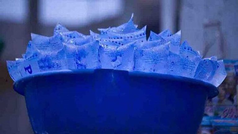 sachet water