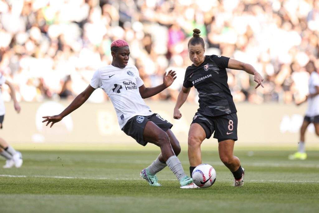 Asisat Oshoala Scores First Goal for Bay FC in NWSL