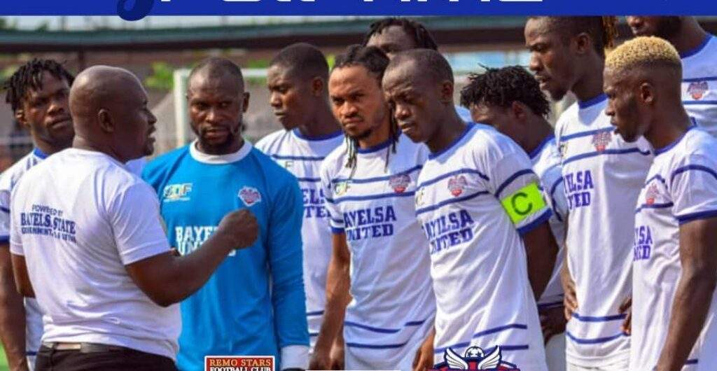 Bayelsa United Coach Commends Players Despite Defeat to Remo Stars