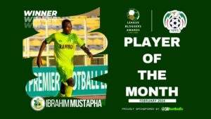 Ibrahim Mustapha Wins NPFL Player of the Month Bayelsa United