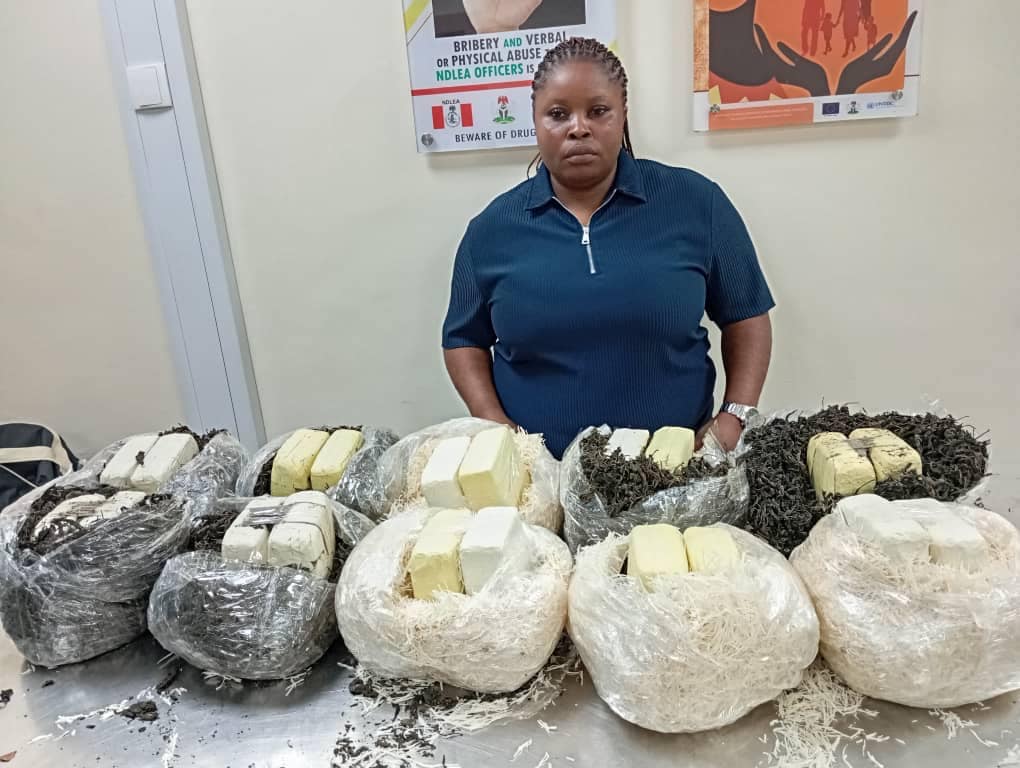 NDLEA Busts Drug Trafficking Syndicate in Lagos Cannabis Concealed in