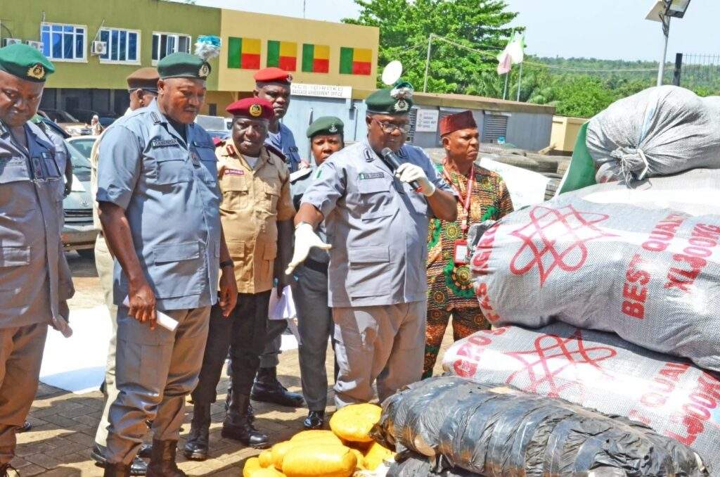 Nigeria Customs Seize N557M Ammunition in Garri Smuggling Bust
