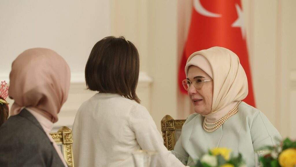 Nurturing Children in Gaza Turkiyes First Lady Advocates for Peace