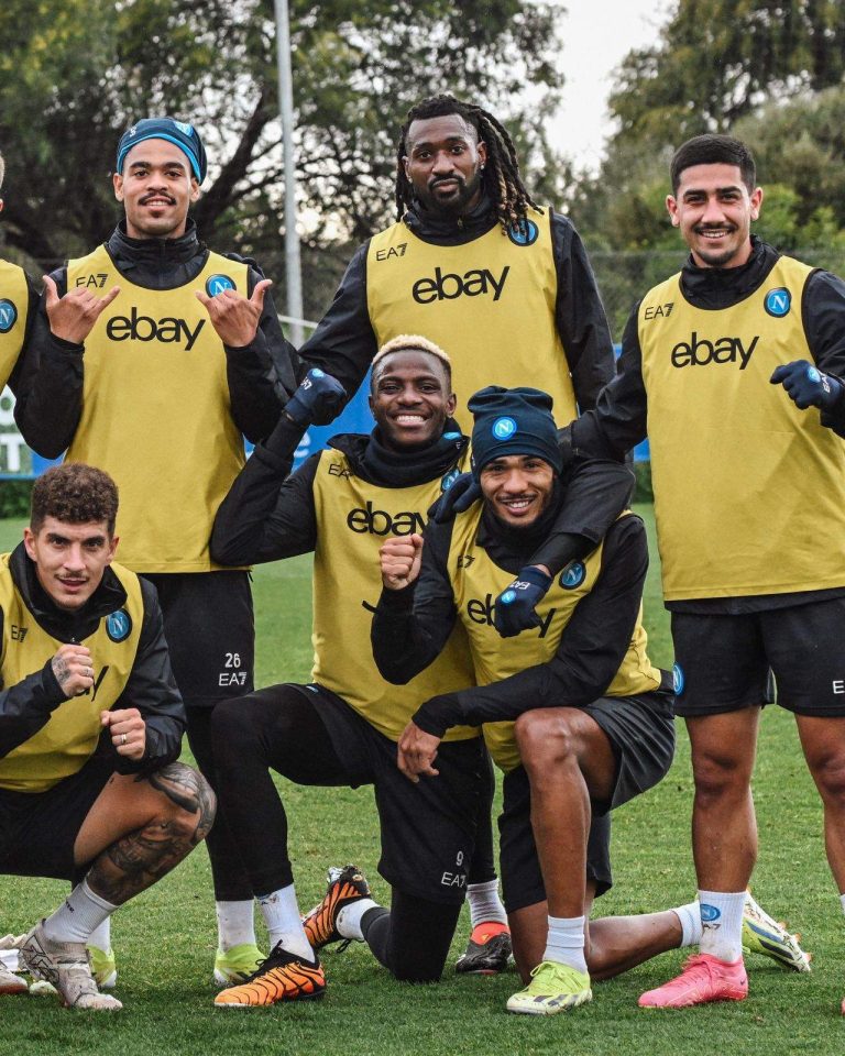 Victor Osimhen Returns to Napoli Training for Atalanta Showdown