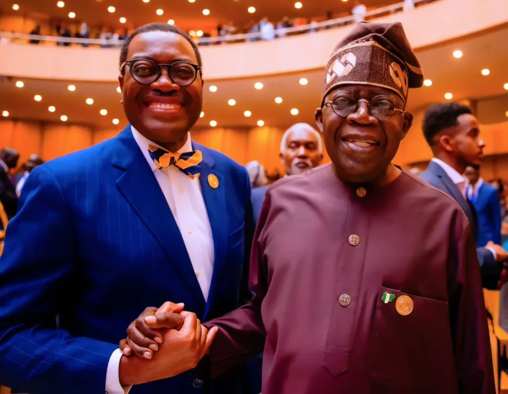 President Bola Tinubu Congratulates Dr Akinwumi Adesina on Obafemi Awolowo