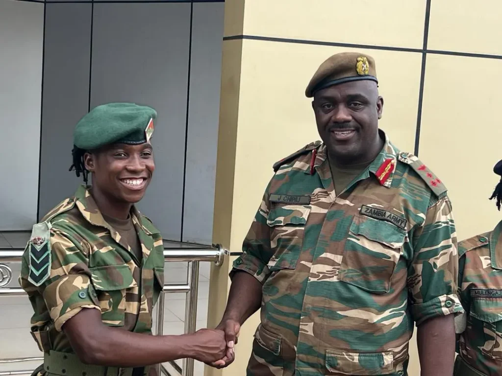 Barbara Banda Promoted to Staff Sergeant for Leading Zambia to