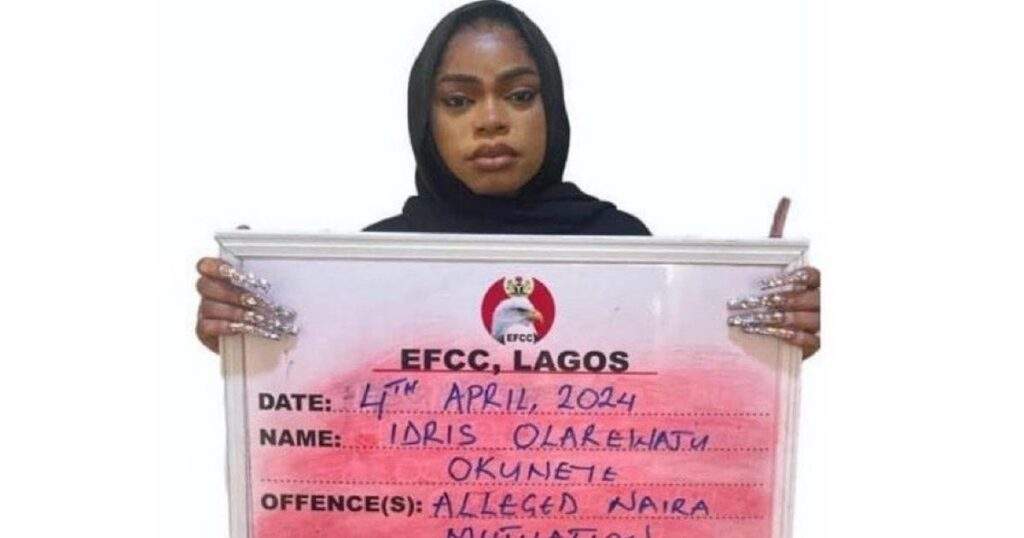 Bobrisky Arrested by EFCC for Naira Note Abuse Legal Consequences