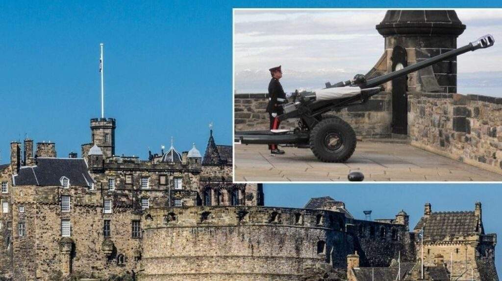 Edinburgh Castles One OClock Gun Tradition Saved by Grant Shapps
