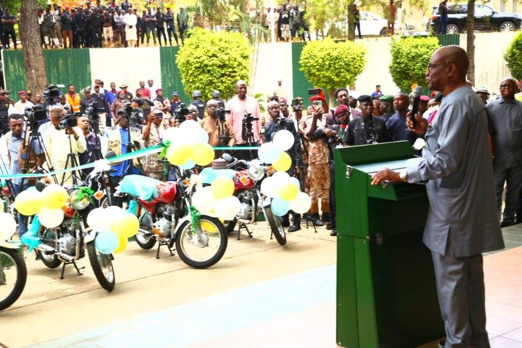 FCT Minister Donates 100 Motorcycles to Boost Security in Abuja
