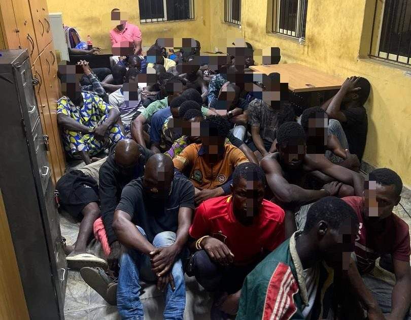 Lagos Police Commands Rapid Response Squad Arrests 43 Suspects in