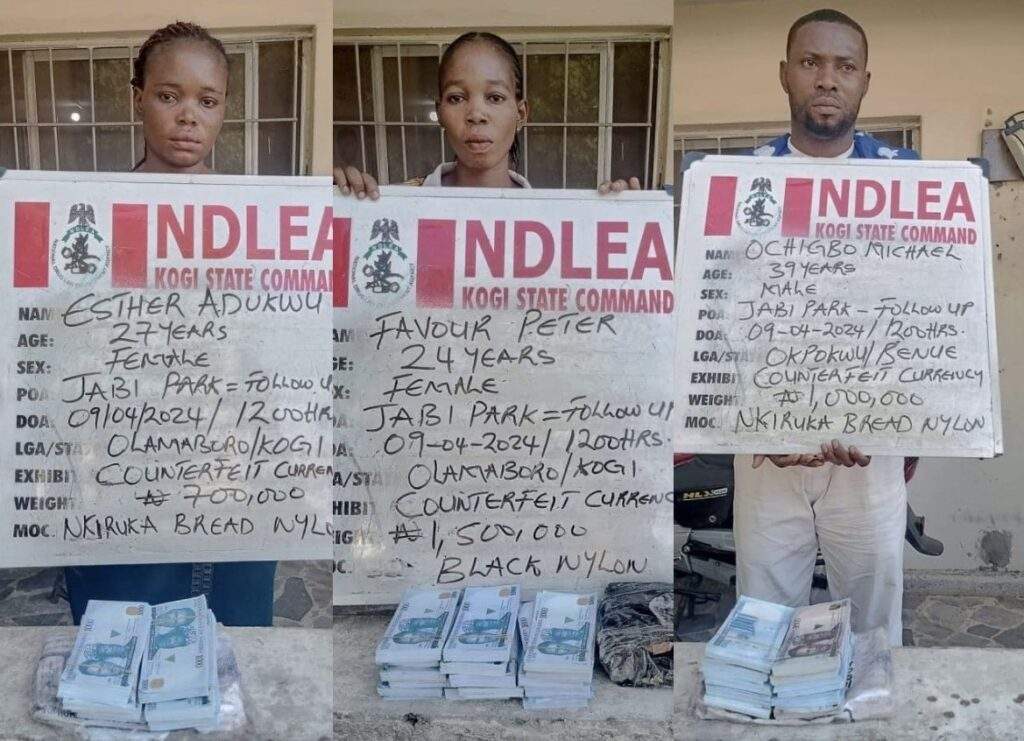 NDLEA Intercepts N32 Million Counterfeit Cash and Cannabis Smugglers