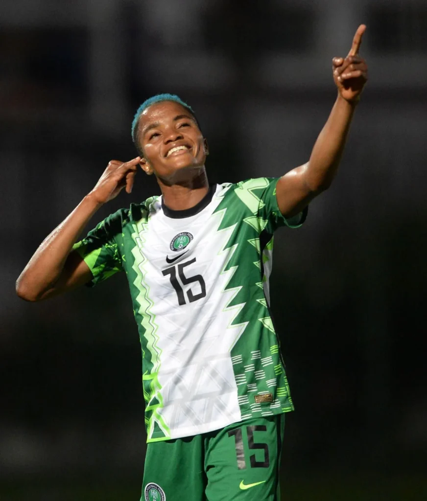 Rasheedat Ajibade Denies Defensive Approach as Super Falcons Qualify for