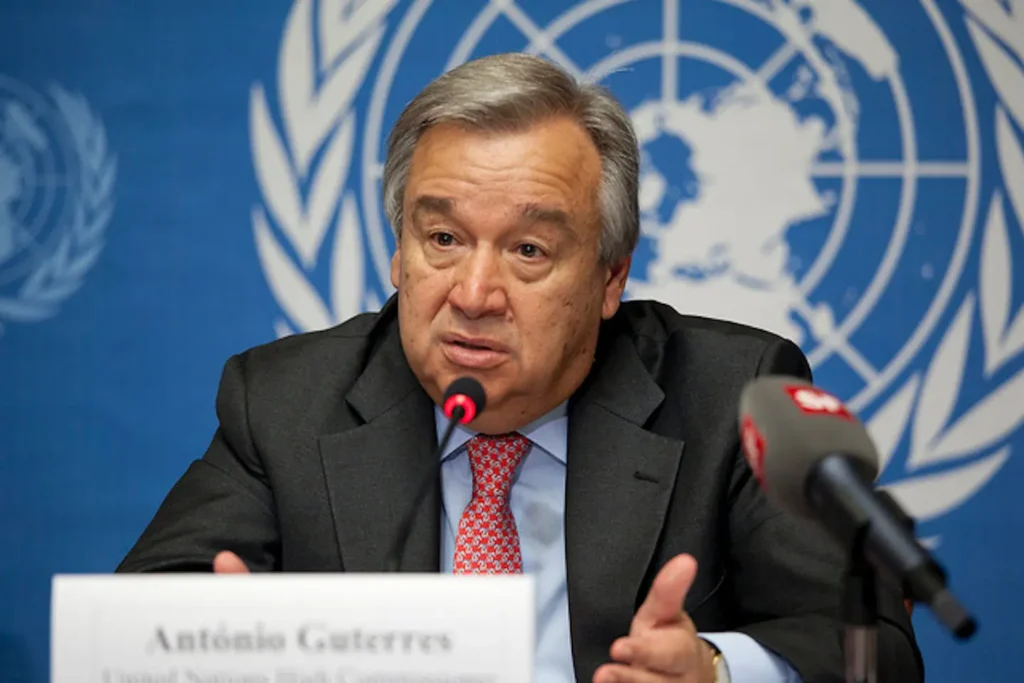 UN Secretary General Condemns Irans Attack on Israel Urges Restraint