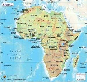 africa map