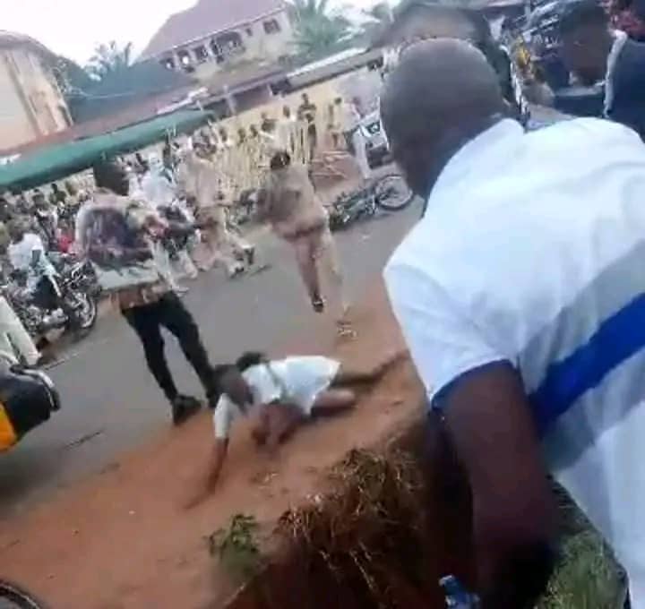 Outrage In Enugu As Masquerades Oriokpa Flog Nurse