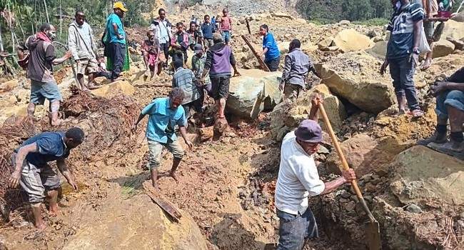 Papau New Guinea Mud slide