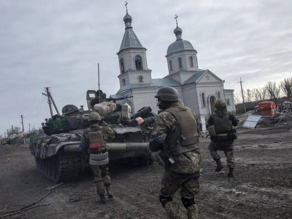 Russian troops