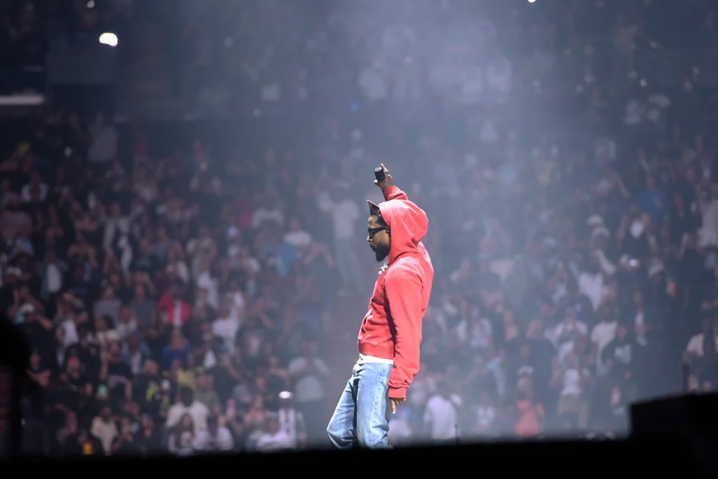 endrick Lamar performs onstage during The Pop Out – Ken & Friends