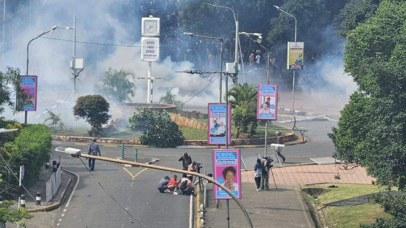 gunshots heard as mps pass disputed finance bill