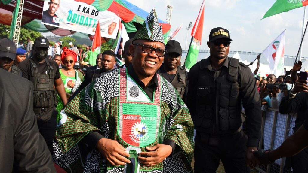 peter obi during campaign