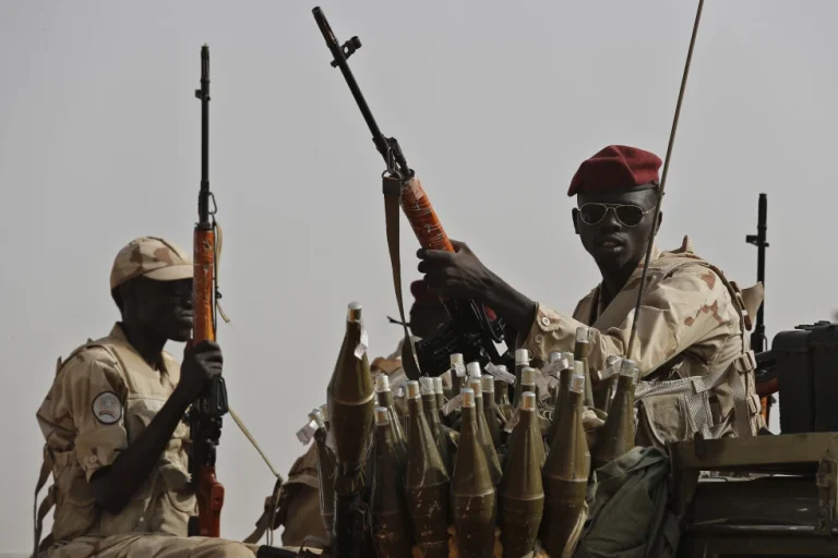 sudanese soldiers from the rapid support forces uni