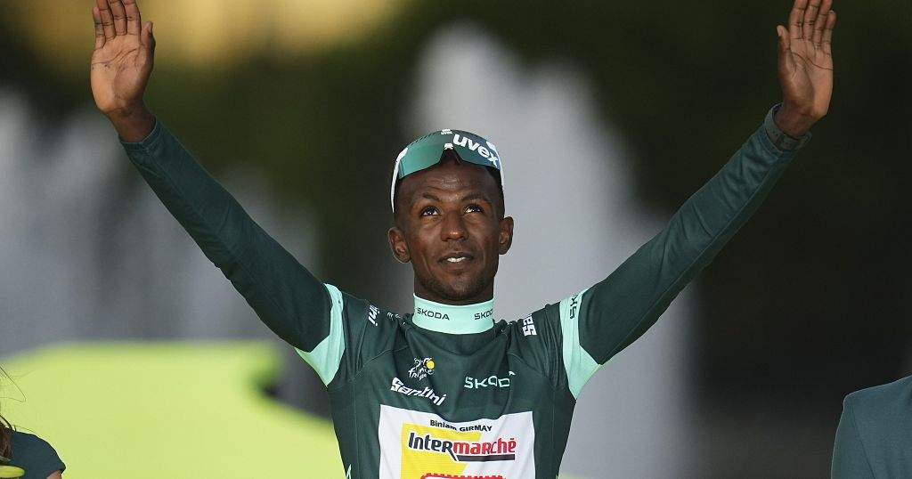 Eritrean Cyclist Secures Historic Green Jersey at Tour de France