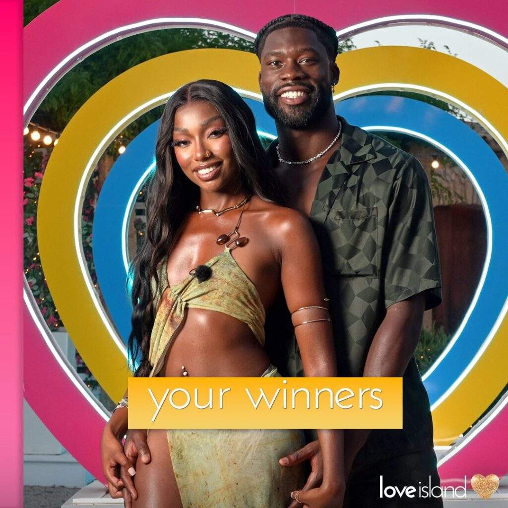First Ever Black Couple Wins Love Island Amid Historical Victory
