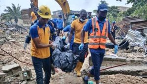 Lagos Building Collapse Three Site Workers Killed Two Rescued Alive 300x172