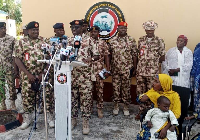 Liberated Chibok Girl Rescued with Two Children in Sambisa Forest