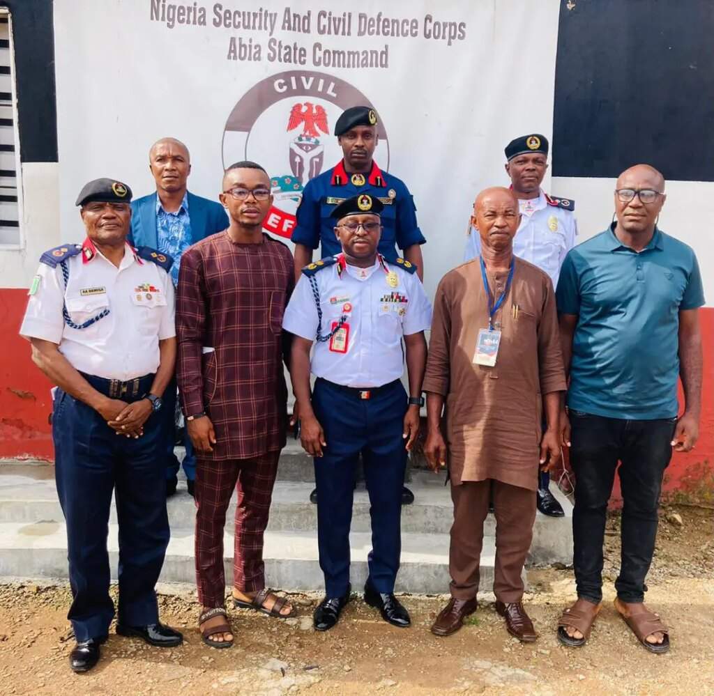 NSCDC Team Up with EEDC to Halt Vandalism in Abia