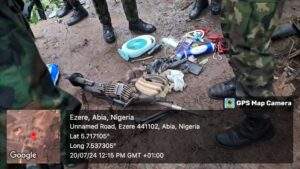 Nigerian Army Dislodges Terrorist Camp Seizes Weapons In Imo And 300x169