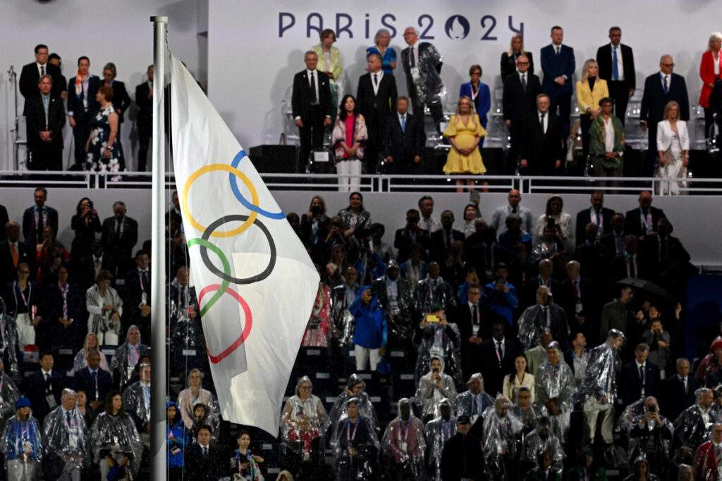 Olympic Flag Raised Upside Down at Paris Opening Ceremony