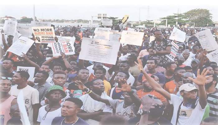 Protesters Defy Lagos State's Court Order Restricting Nationwide Protests