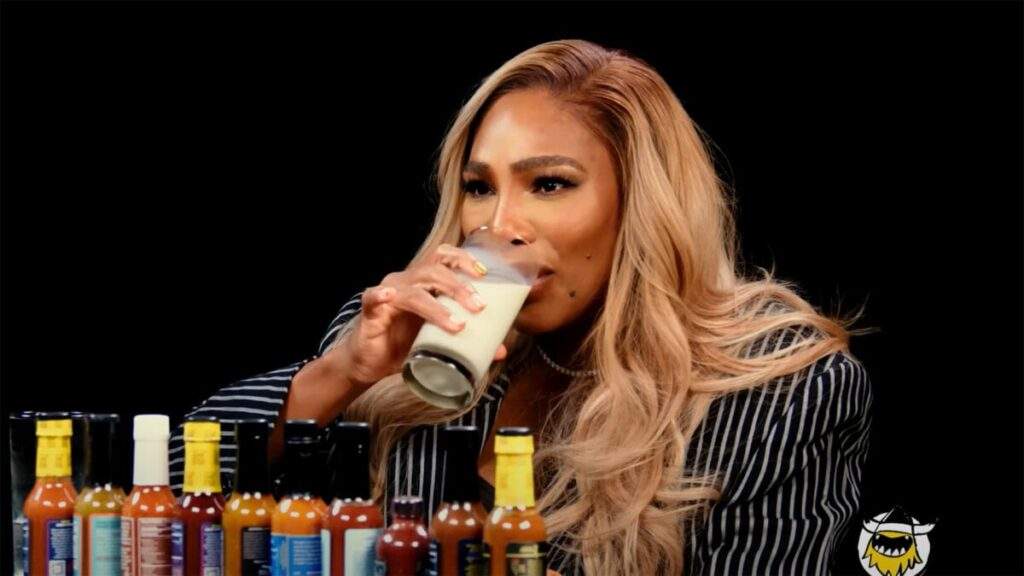Serena Williams Crushes Hot Ones, Talks Tennis, Sisterhood, and Grunting